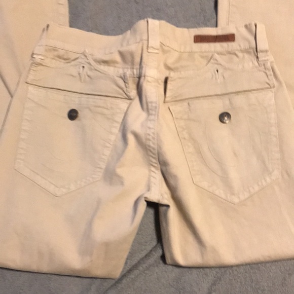 Beige khaki style true religion jeans - Picture 2 of 2